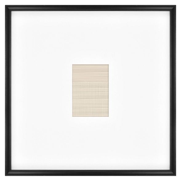 20" x 20" Matted to 5" x 7" Gallery Single Image Frame Black - Threshold™ designed with Studio McGee | Target