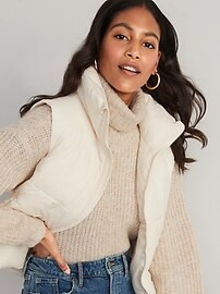 Water-Resistant Quilted Puffer Vest for Women | Old Navy (US)
