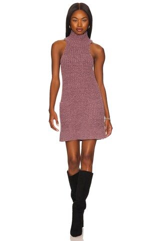 Free People Claude Mini Dress in Brandy Wine Combo from Revolve.com | Revolve Clothing (Global)