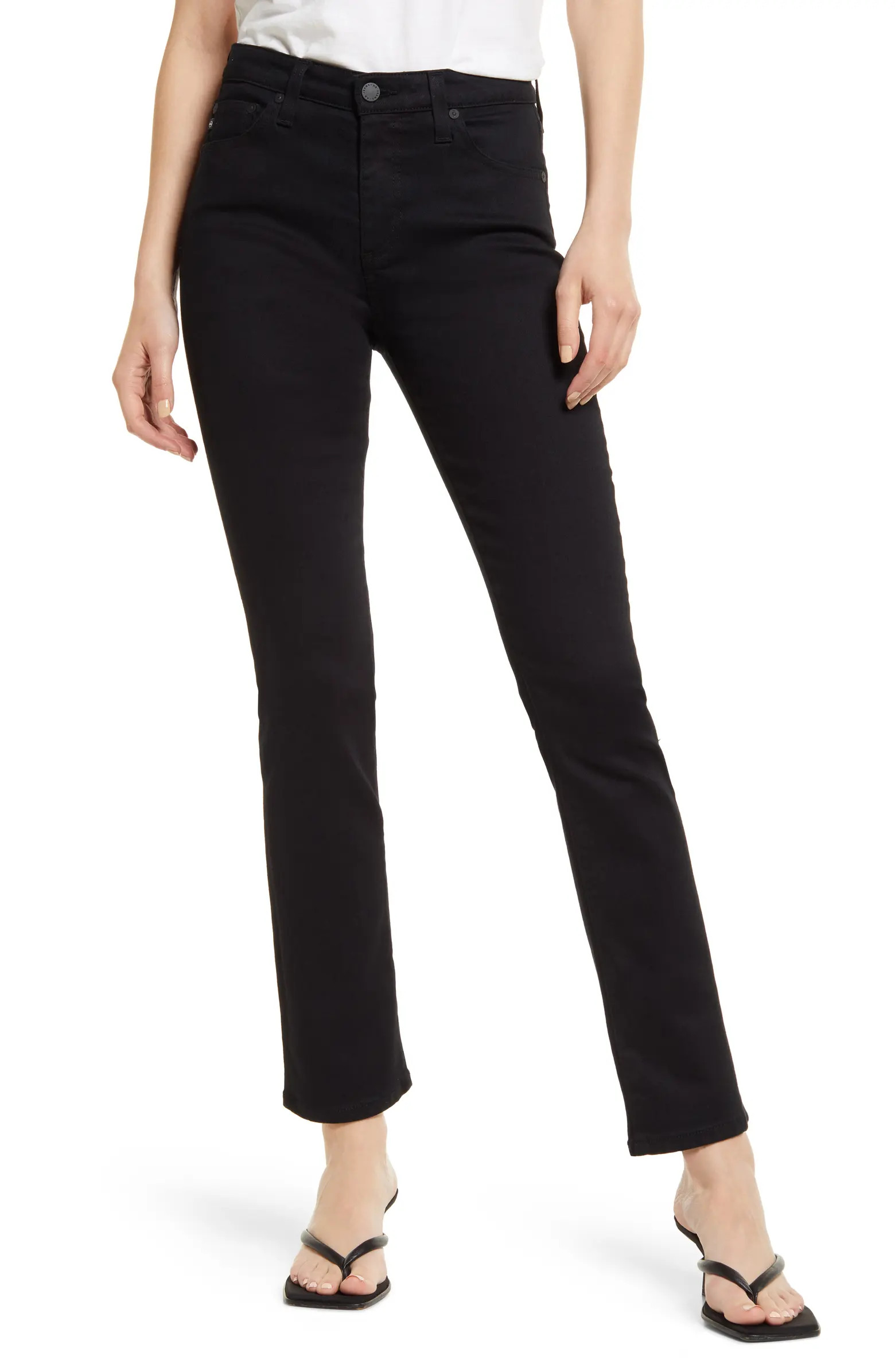 Mari High Waist Ankle Slim Straight Leg Jeans | Nordstrom