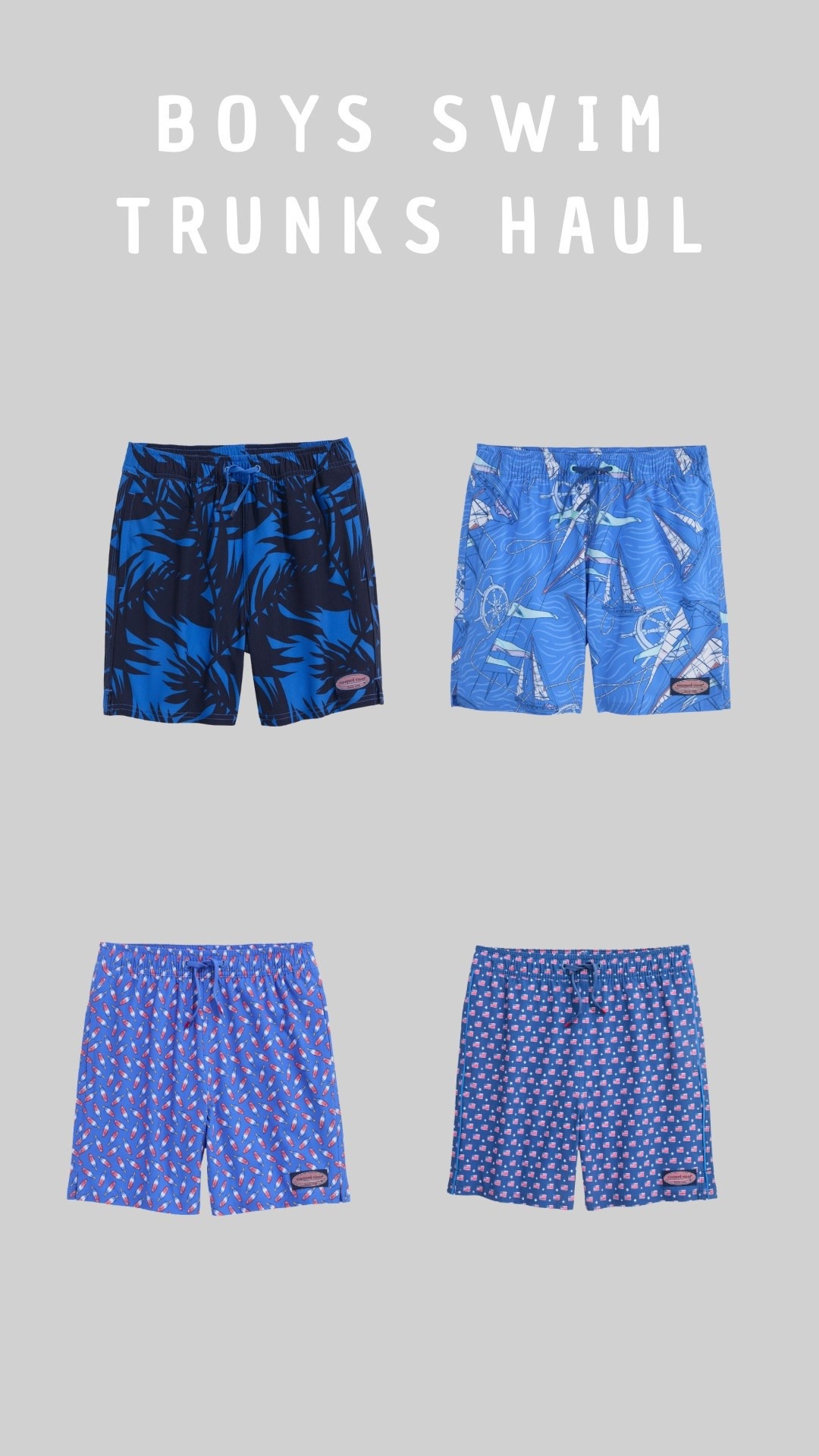 Just scored 4 pairs of swim trunks for my 5yo from the Vineyard Vines Sale! Our gym has an indoor pool but I also bought the next sizes up to have for next season!

#LTKKids #LTKFindsUnder50 #LTKSeasonal