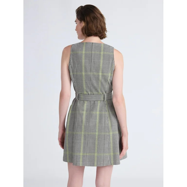 Free Assembly Women’s Belted Utility Mini Dress, Sizes XS-XXL | Walmart (US)