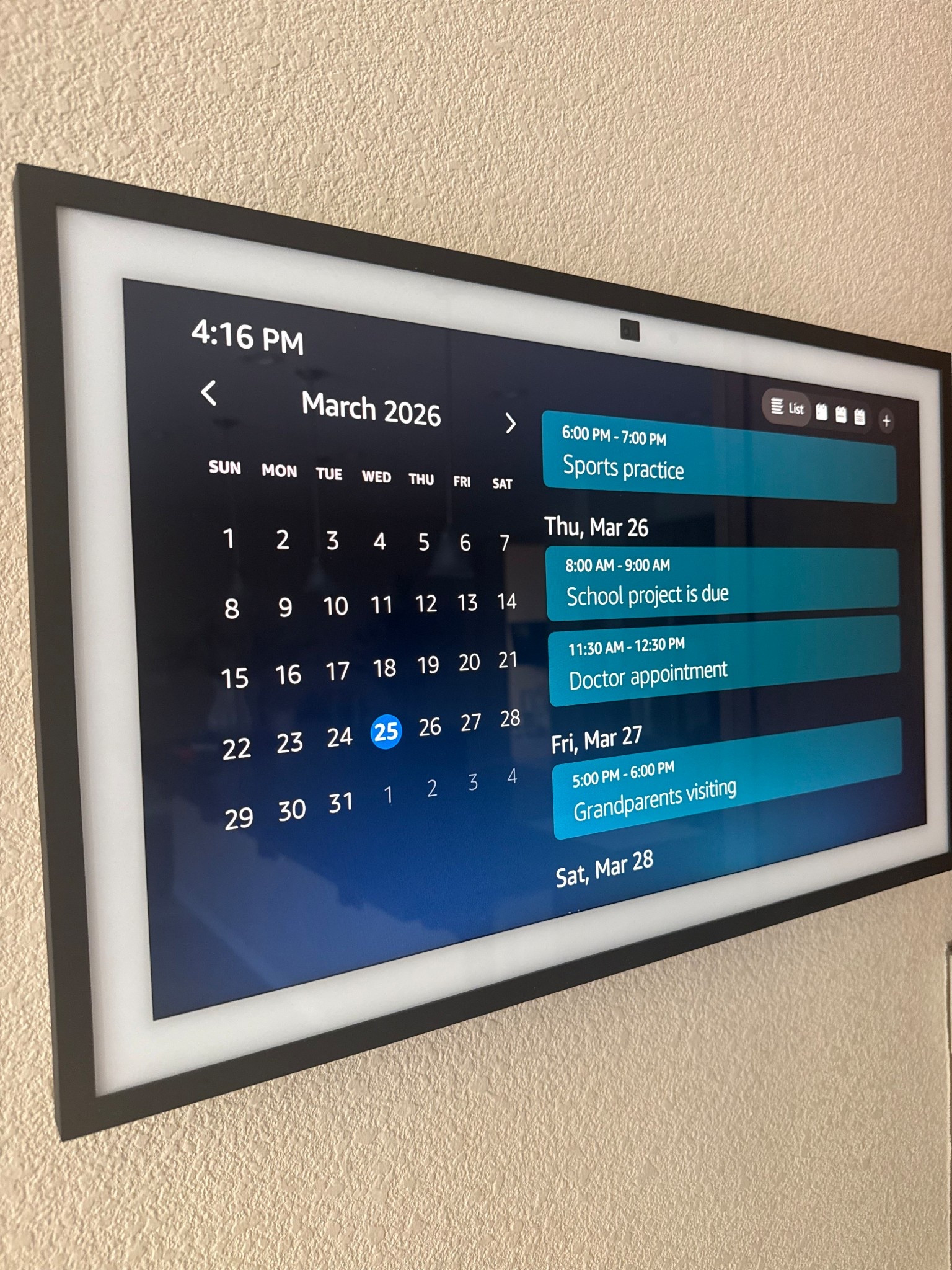 🖤 sale smart calendar + tv upgrade and I’m SO excited about this one

it’s basically a home hub + entertainment screen all in one and something you’ll actually use every single day

📅 digital family calendar — keeps schedules, reminders + lists all in one place
📺 built-in tv — stream Netflix, Prime Video + YouTube
🏠 smart home control — lights, cameras, doorbell + more
🎥 video calls — like FaceTime but through Alexa
🎶 music, recipes + weather — all hands-free

such a good find on sale — one of those upgrades that makes your home feel more organized and put together

check it out here + more tech deals I’m loving ⬇️

#ltkhome #ltkfamily #ltktech #smart home #hometech #homeorganization #amazonfinds #techfinds #ltkunder500 #modernhome

#LTKHome #LTKSaleAlert #LTKdayinmylife
