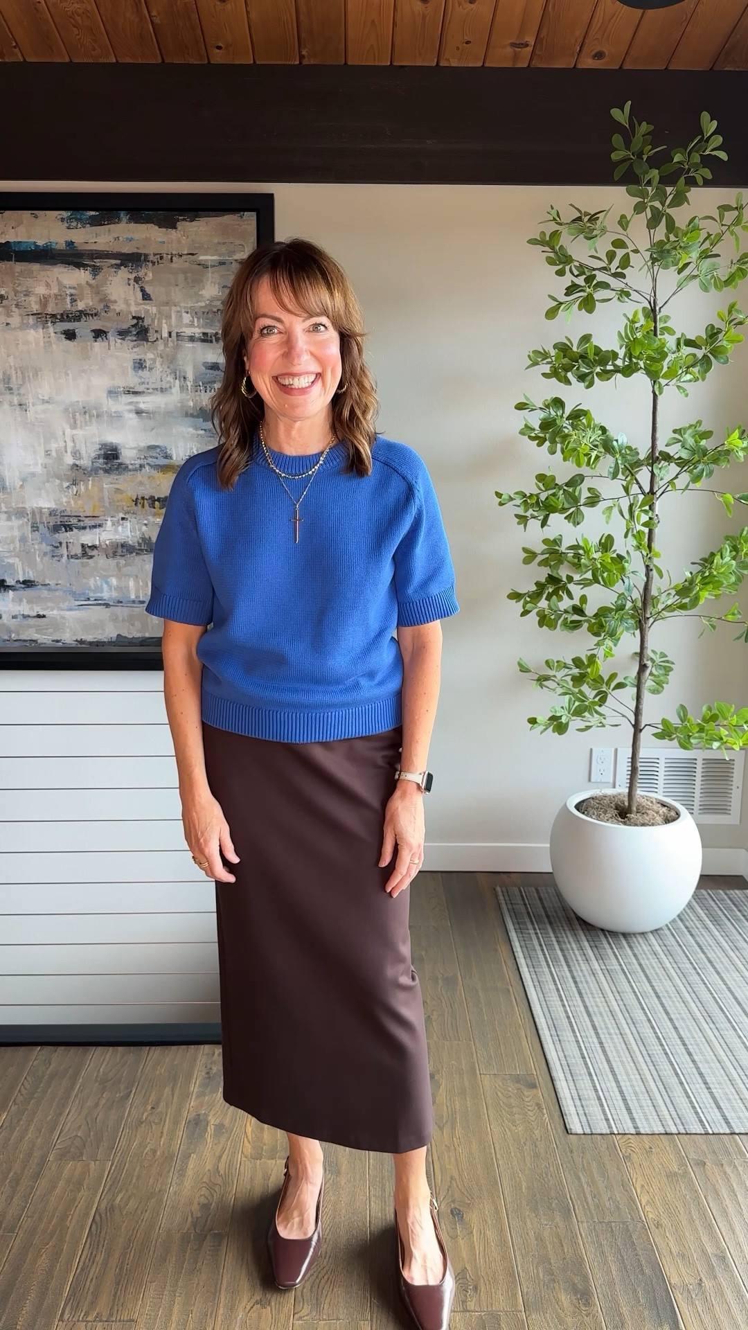 Wherever you’re going this fall @Quince has you covered! 

Julie is ready for casual outings in her cozy fleece and the most flattering corduroy pants! (we’re seeing corduroy pants everywhere this fall🍁) She also elevated her casual quarter zip sweater with the coolest studded jeans! (I need them, too!)

I’m office ready in the comfiest pointe midi skirt (love the slit!) and a sweater tee in trending sapphire blue.💙 My crossbody bag is a fun pop of red! Casual sporting events are perfect for a comfy drawstring pant and this cozy and stylish Sherpa barn jacket. 

Comment SHOP and we’ll send outfit links to your DM!❤️ We’re both 5’6” and wear small in tops and 27 in pants. 
#quincepartner #liketkit