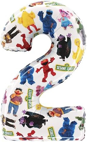 Toyland® 26” (66cm) Sesame Street™ Number 2 Foil Balloon - Kids Party Balloons - Party Decor... | Amazon (US)