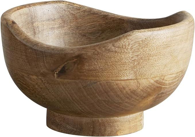 47th & Main Smooth Carved Modern Bowl, Small, Mango Wood | Amazon (US)