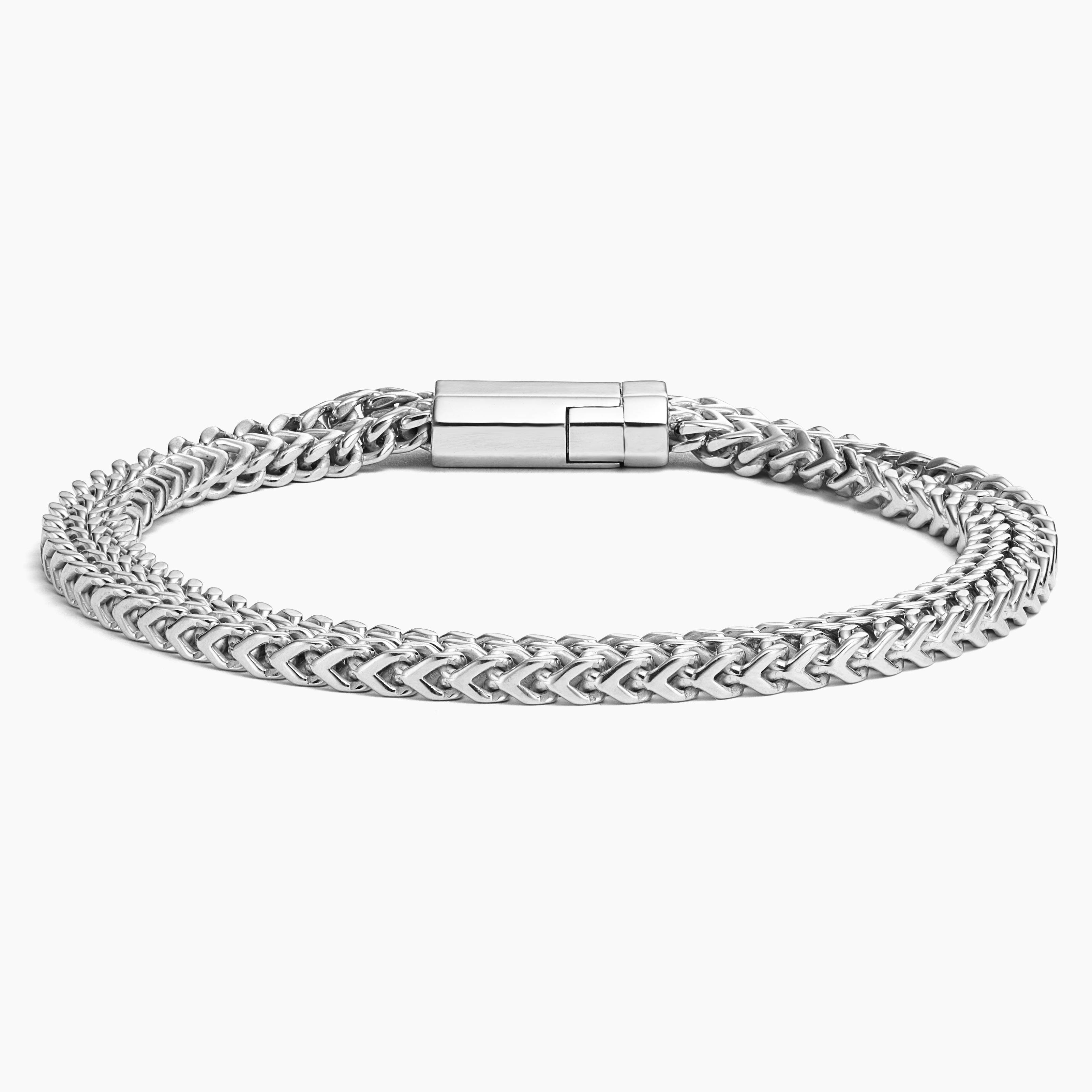 Silver Double Foxchain Bracelet | Brilliant Earth