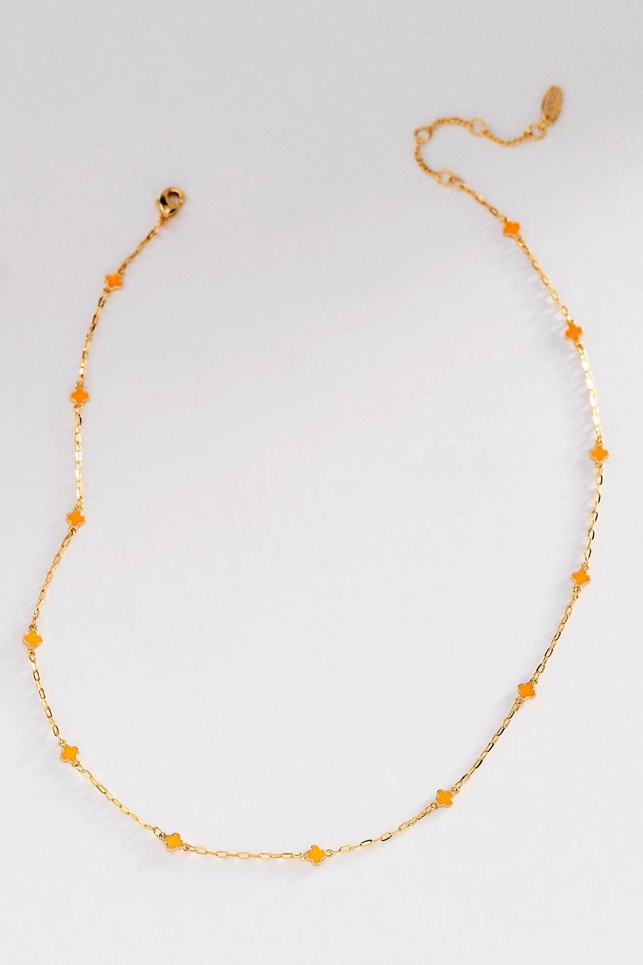 Tiny Clover Chain Necklace | Anthropologie (US)