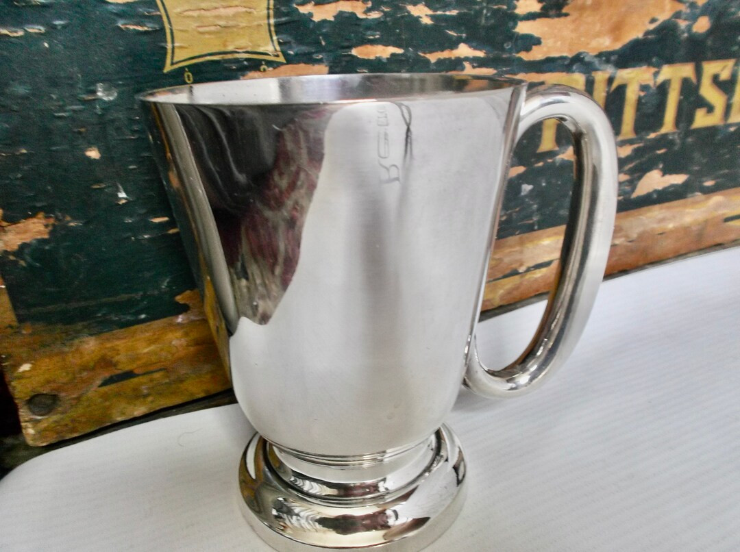 Vintage Silver Metal Tankard Metal Beer Stein Half Pint Size - Etsy | Etsy (US)
