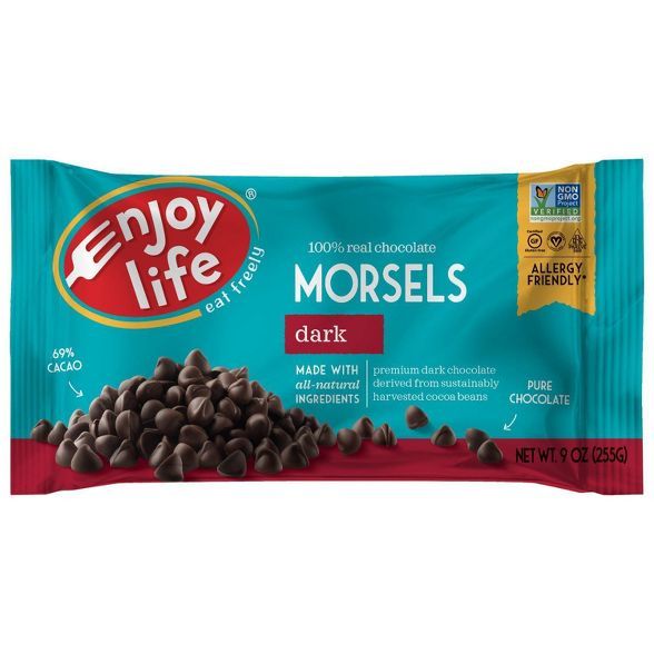 Enjoy Life Dark Chocolate Dairy Free Vegan Chocolate Chips - 9oz | Target