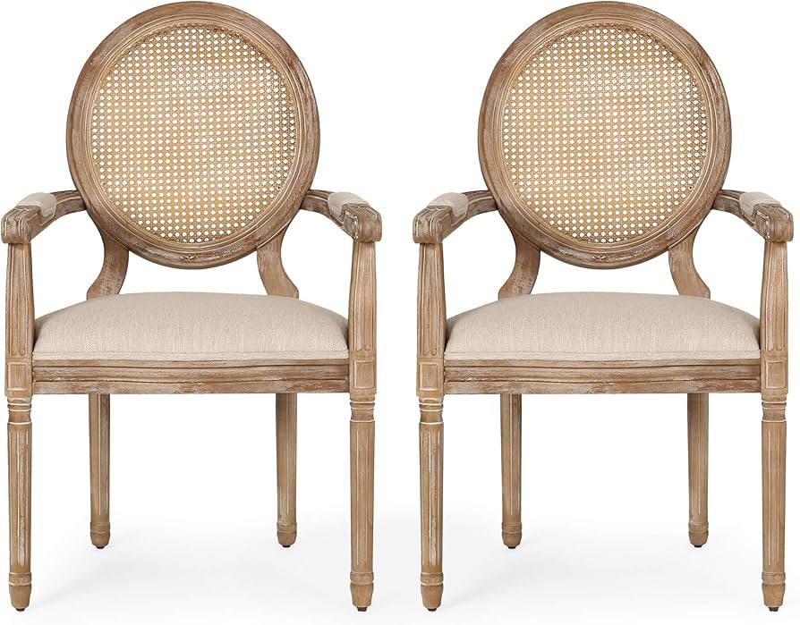Christopher Knight Home Judith DINING CHAIR SETS, Wood, Beige + Natural | Amazon (US)