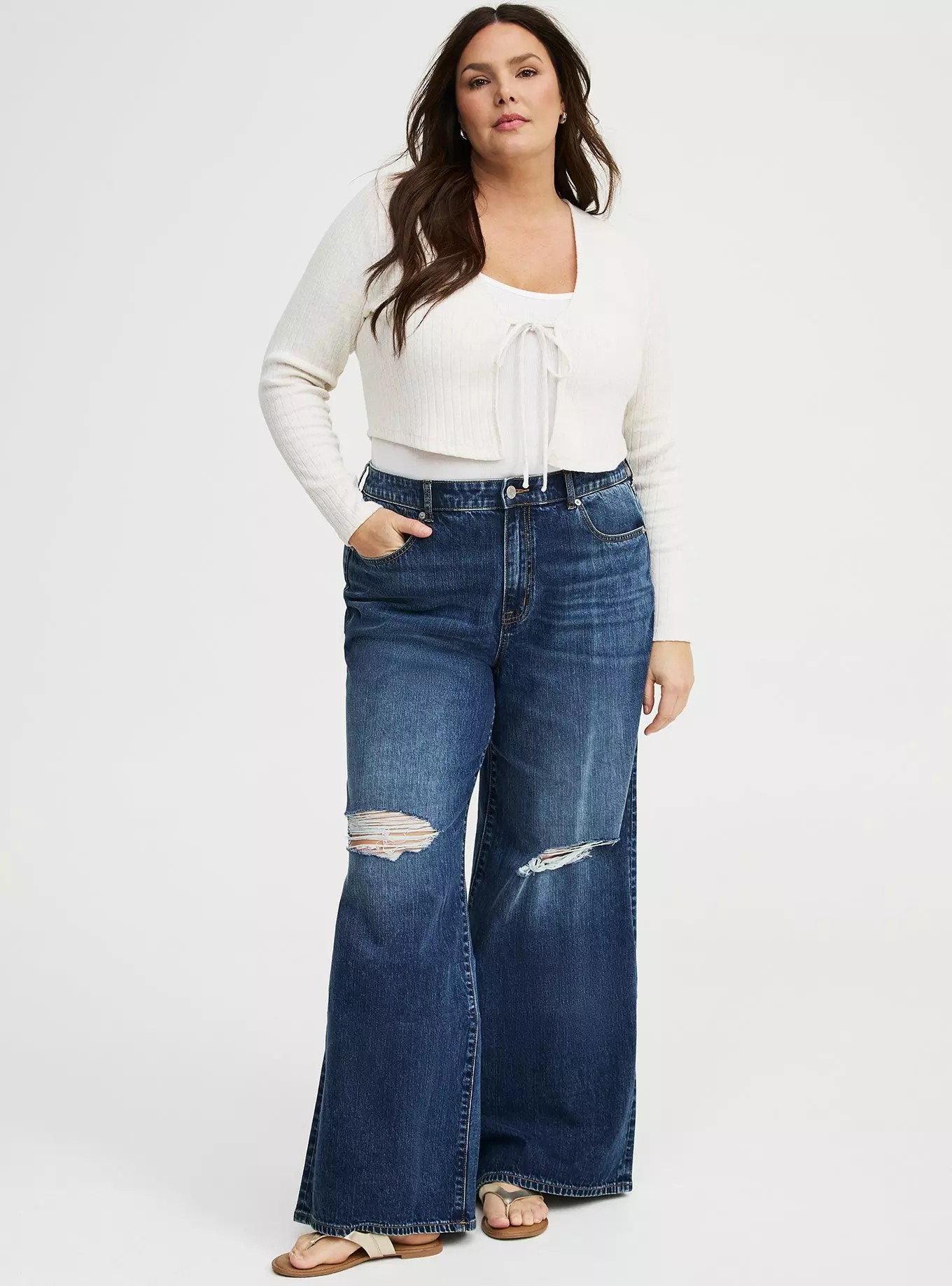 High-Rise Baggy Wide-Leg Jean | Torrid (US & Canada)