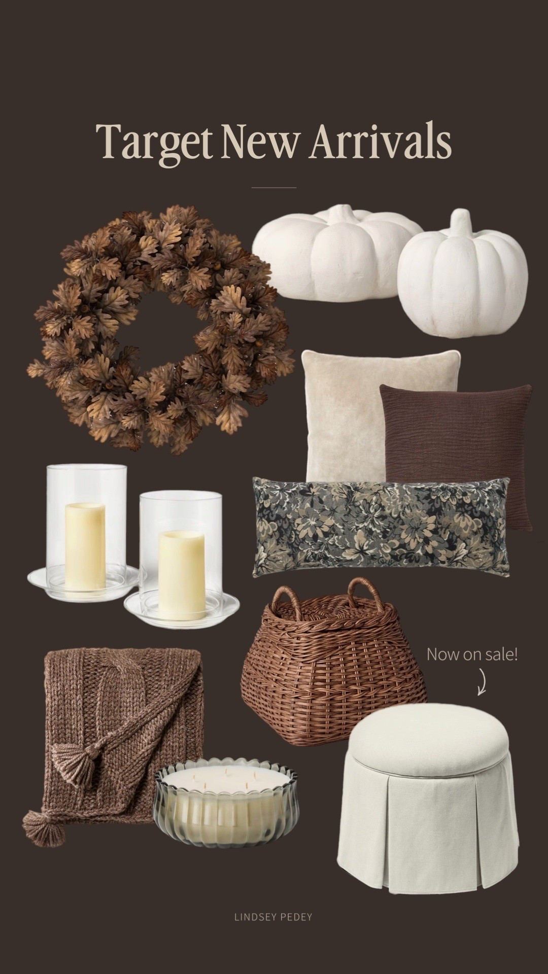 New fall arrivals at target! Almost everything is under $35 except for the Ottoman, which is on sale! And absolutely loving this color palette for fall! 

Fall, autumn, pumpkin, wreath, oak, pillows, pillow, cover, glass, hurricane, coffee, table, decor, home decor, fall, decor, basket, throw, blanket, ottoman, skirted, candle, cozy, target, threshold, studio, McGee, McGee and Co, budget, friendly, affordable fall decor @Target ￼

#LTKHome #LTKSaleAlert #LTKSeasonal