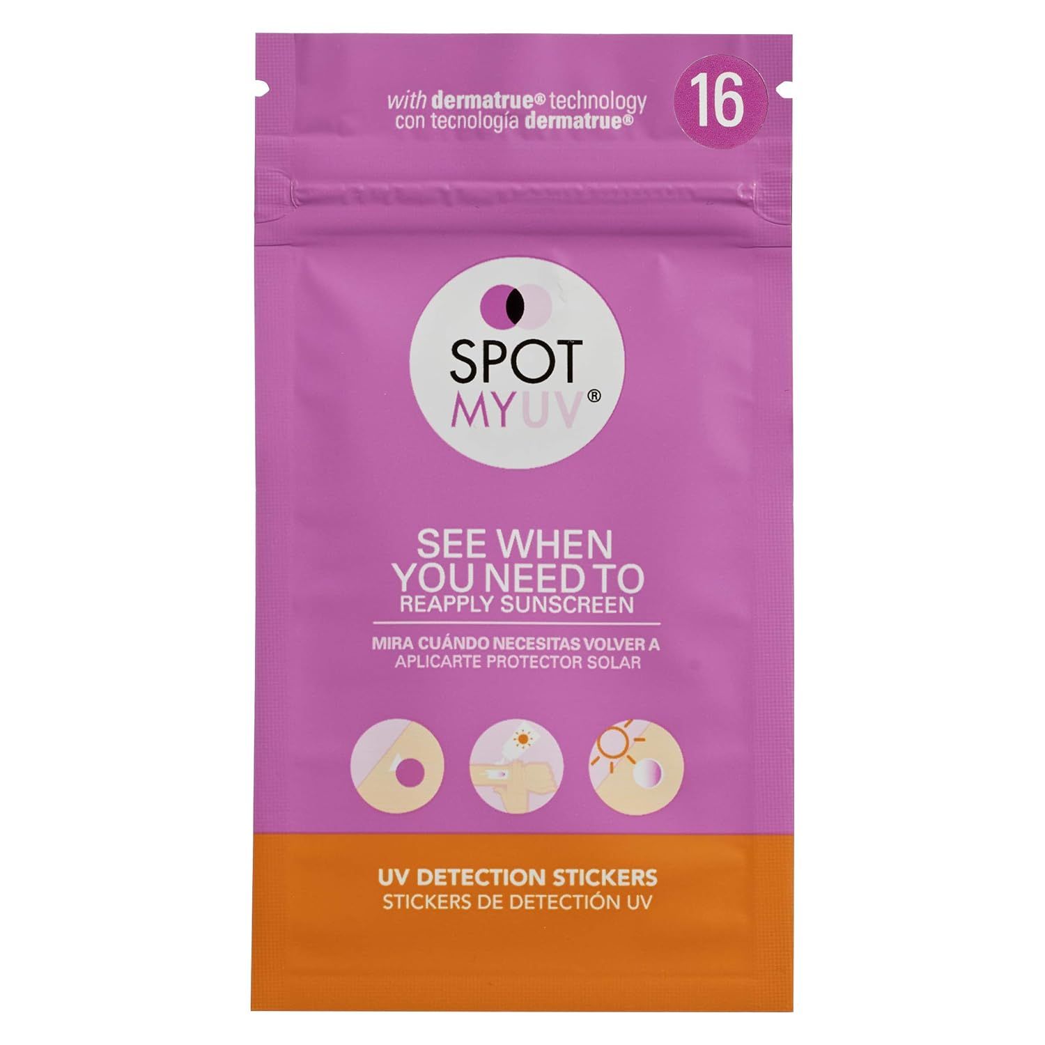 SPOTMYUV UV Detection Stickers for Sunscreen with Patented DERMATRUE SPF Sensing Technology | KNO... | Amazon (US)