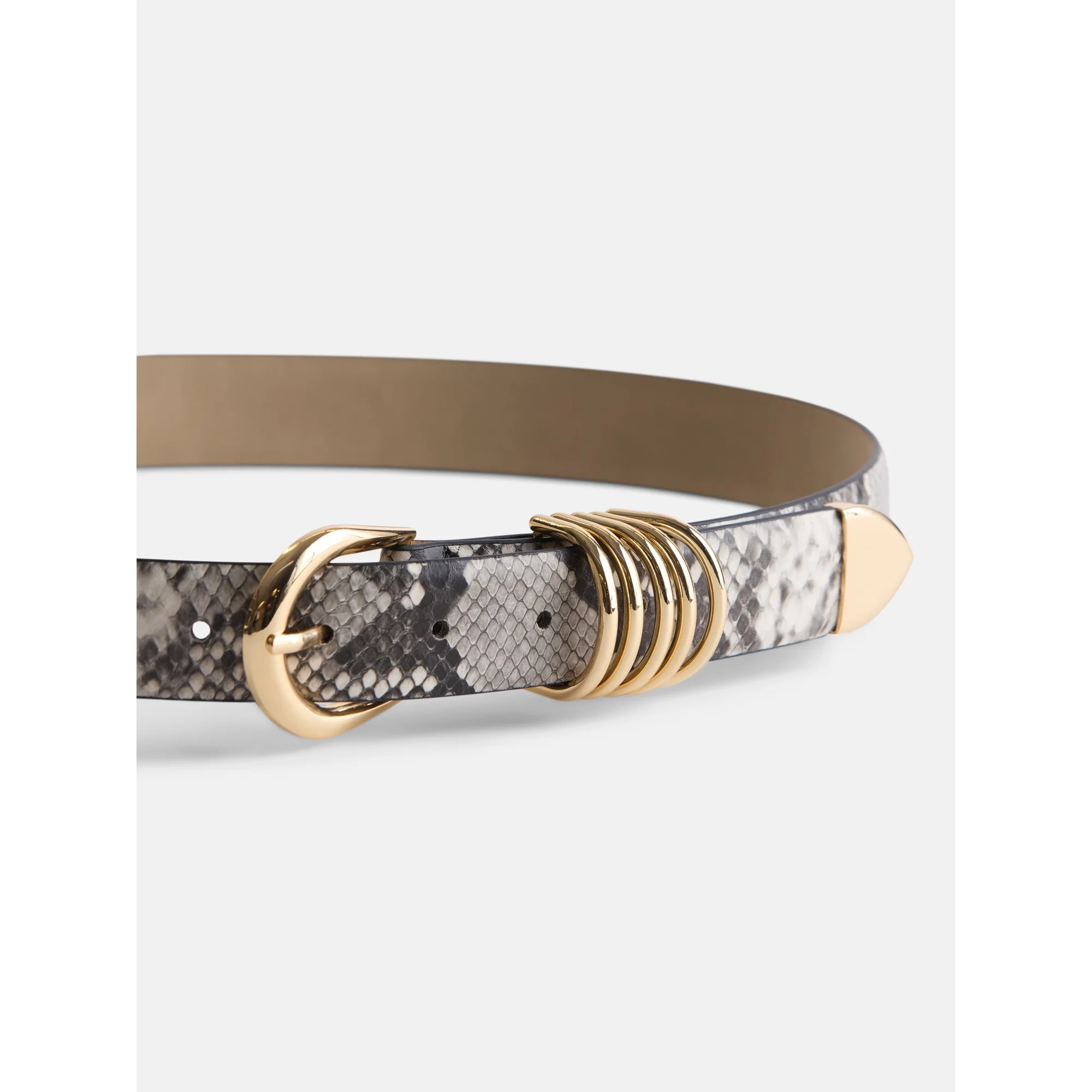 Devil Wears Prada Scoop Collection Women's Multi-Keeper Belt, Snake, Sizes S-3XL | Walmart (US)