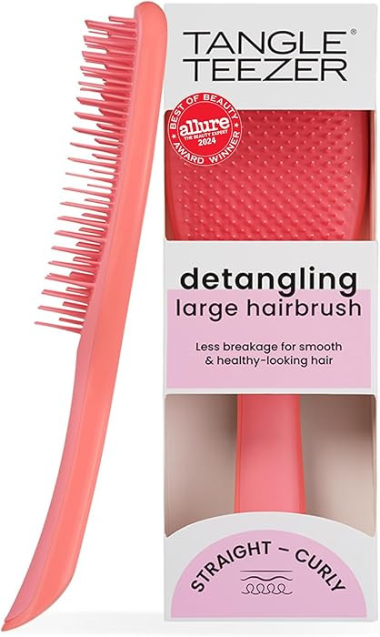 Tangle Teezer Large Ultimate Detangler Hairbrush for Wet & Dry Hair, Eliminates Knots & Reduces B... | Amazon (US)