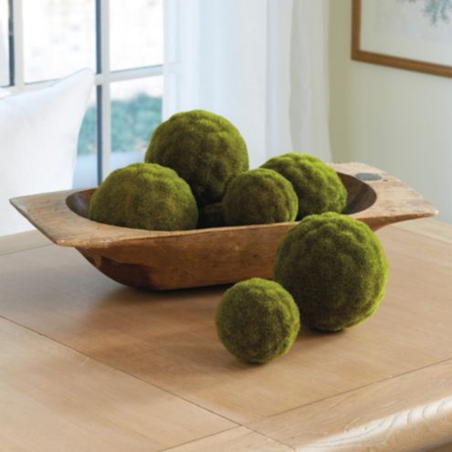 Moss Sphere Decorative Greenery Ball | Ballard Designs, Inc.