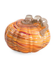 Swirl Glass Pumpkin | TJ Maxx