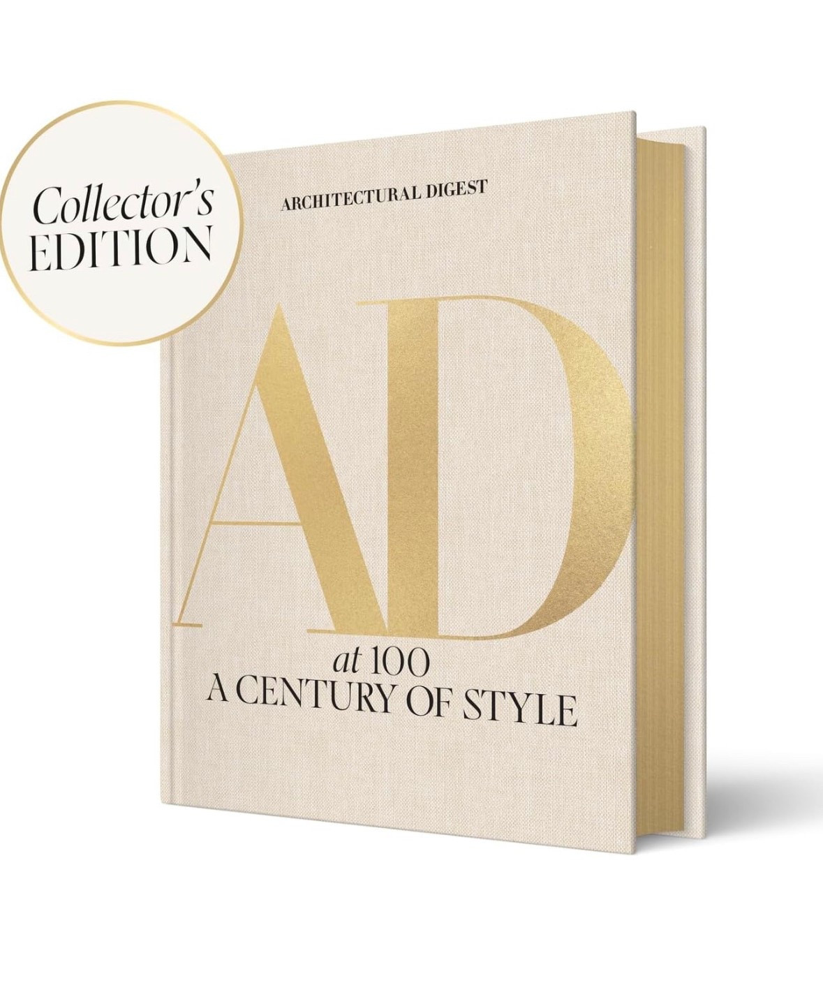 Special edition gold AD book #christmasgifts Coffee table book architectural digest book 

#LTKFindsUnder100 #LTKHome #LTKStyleTip