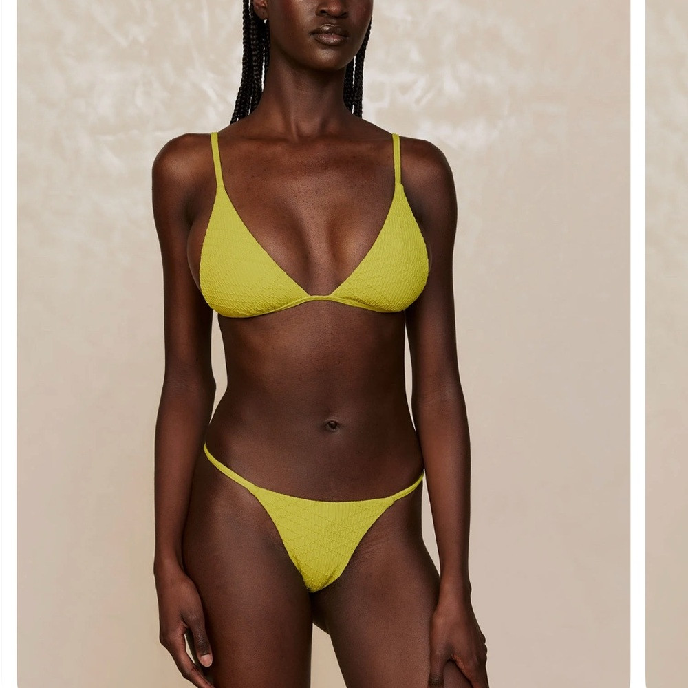 Monday Swimwear Vibrant Chartreuse Bikini Set - Size M | Poshmark