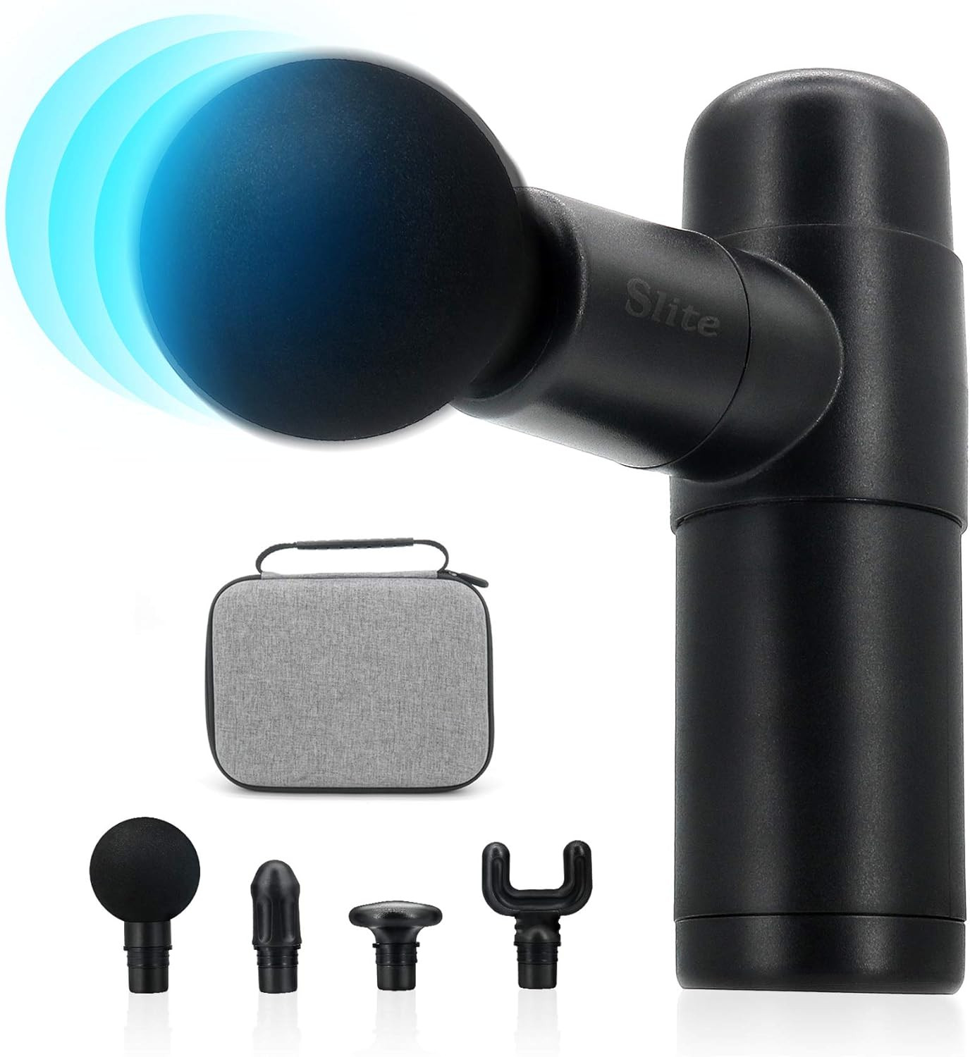 Mini Massage Gun Deep Tissue Massager for Athletes, Portable Quiet 3200 RPM 4 Speeds Percussion M... | Amazon (US)