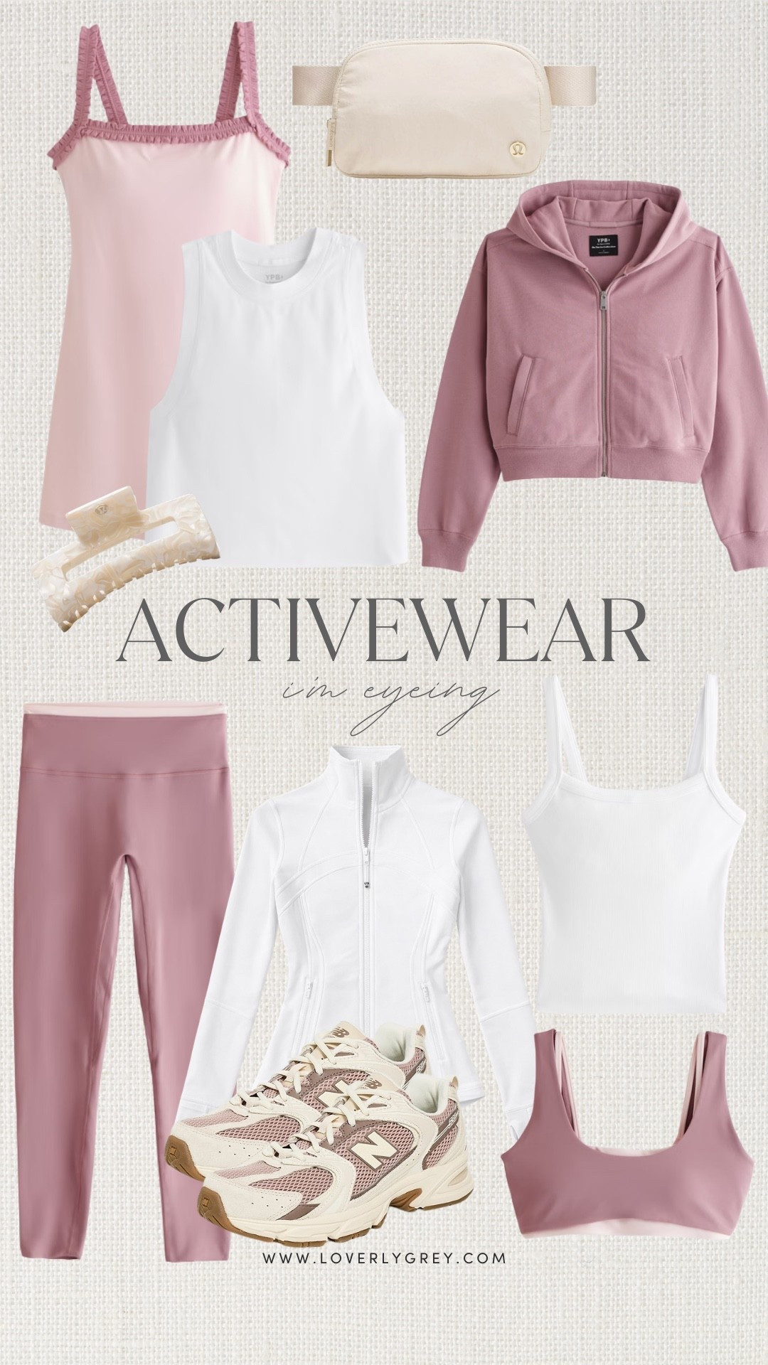 So many activewear sets and pieces that I’ve been eyeing lately! I am loving the matching mauve sets from Abercrombie that just dropped for spring! Plus, Lululemon has a ton of new arrivals that are always perfect for working out and fitness classes!

#LTKmomlife #LTKdayinmylife #LTKfitnessgoals