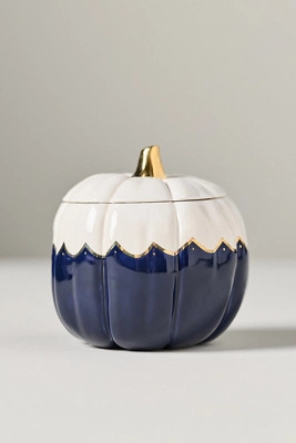 Scallop Ceramic Pumpkin Vessel | Anthropologie (US)