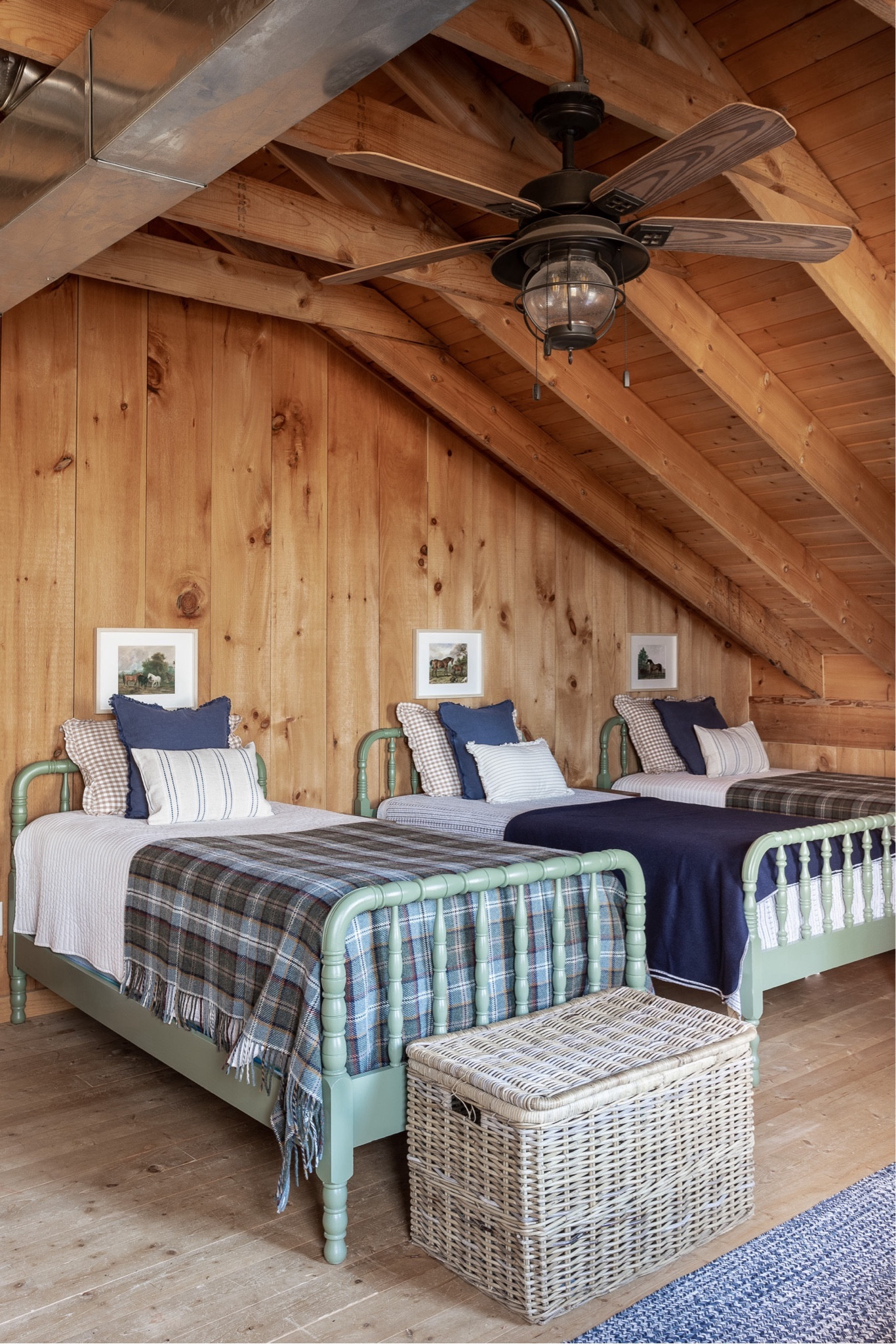 Finally finished the upstairs guest bedroom of our barndominium. Love the wool plaid blanket mixed with the pillows and solid wool blankets 

#LTKSeasonal #LTKHoliday #LTKhome