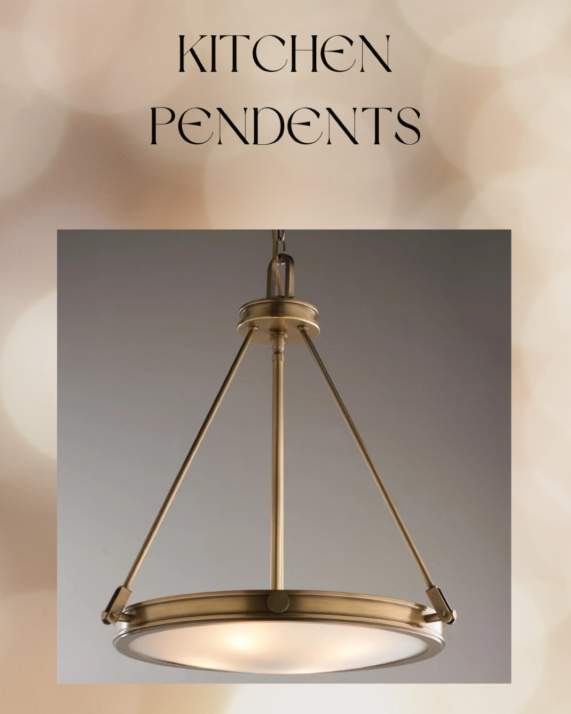 Brass kitchen pendent lights 


#LTKsalealert #LTKstyletip #LTKhome