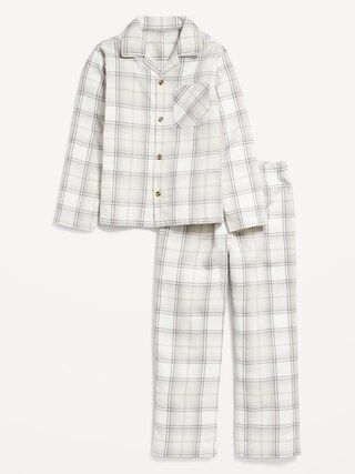 Gender-Neutral Matching Flannel Pajama Set for Kids | Old Navy (US)