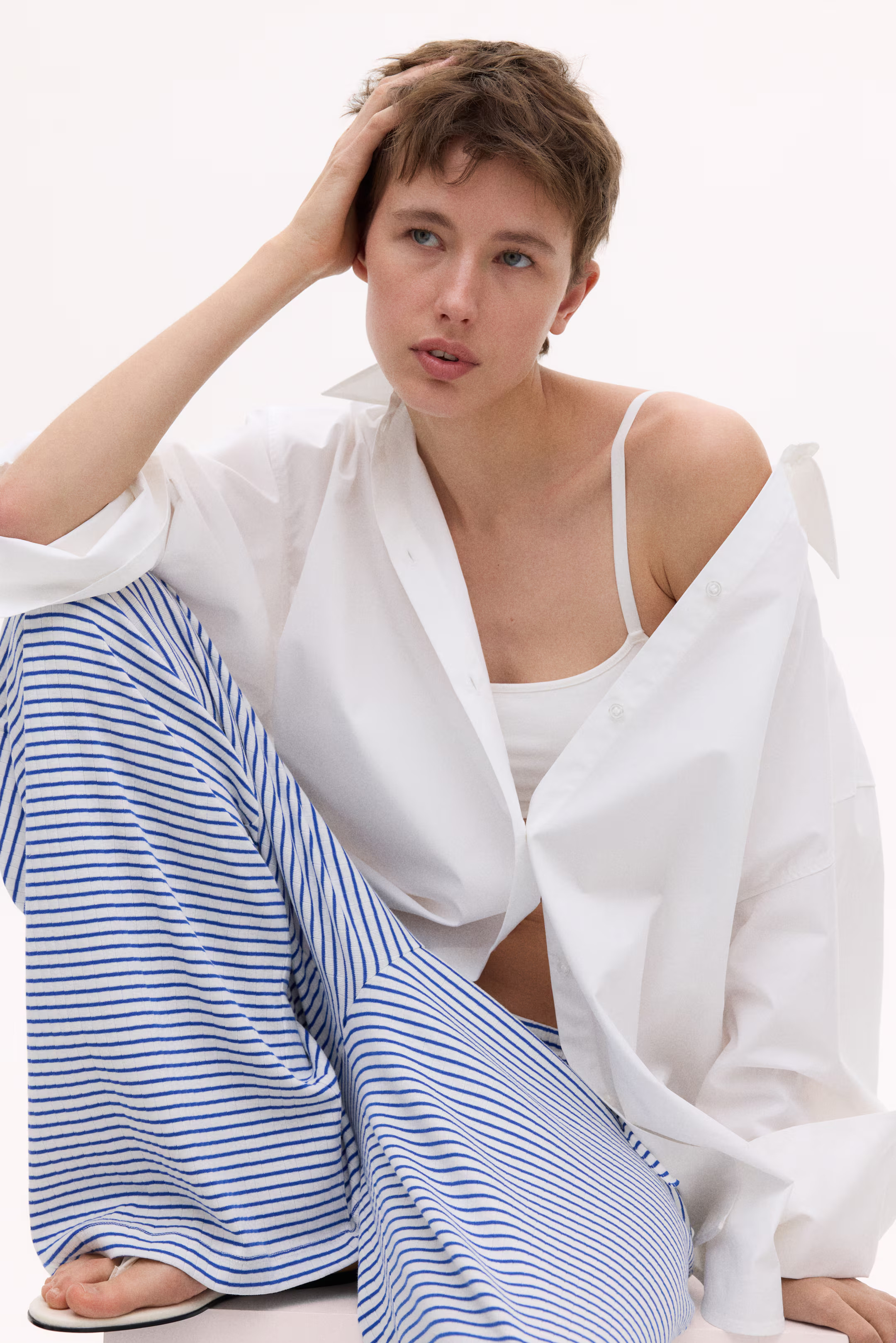 Ribbed Drawstring Pants | H&M (US + CA)