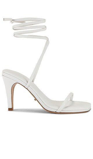 Jenna Sandal in White Sheep Nappa | Revolve Clothing (Global)