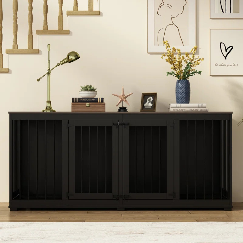 Tucker Murphy Pet™ Large Dog Crate With Tray and Divider & Reviews | Wayfair | Wayfair North America