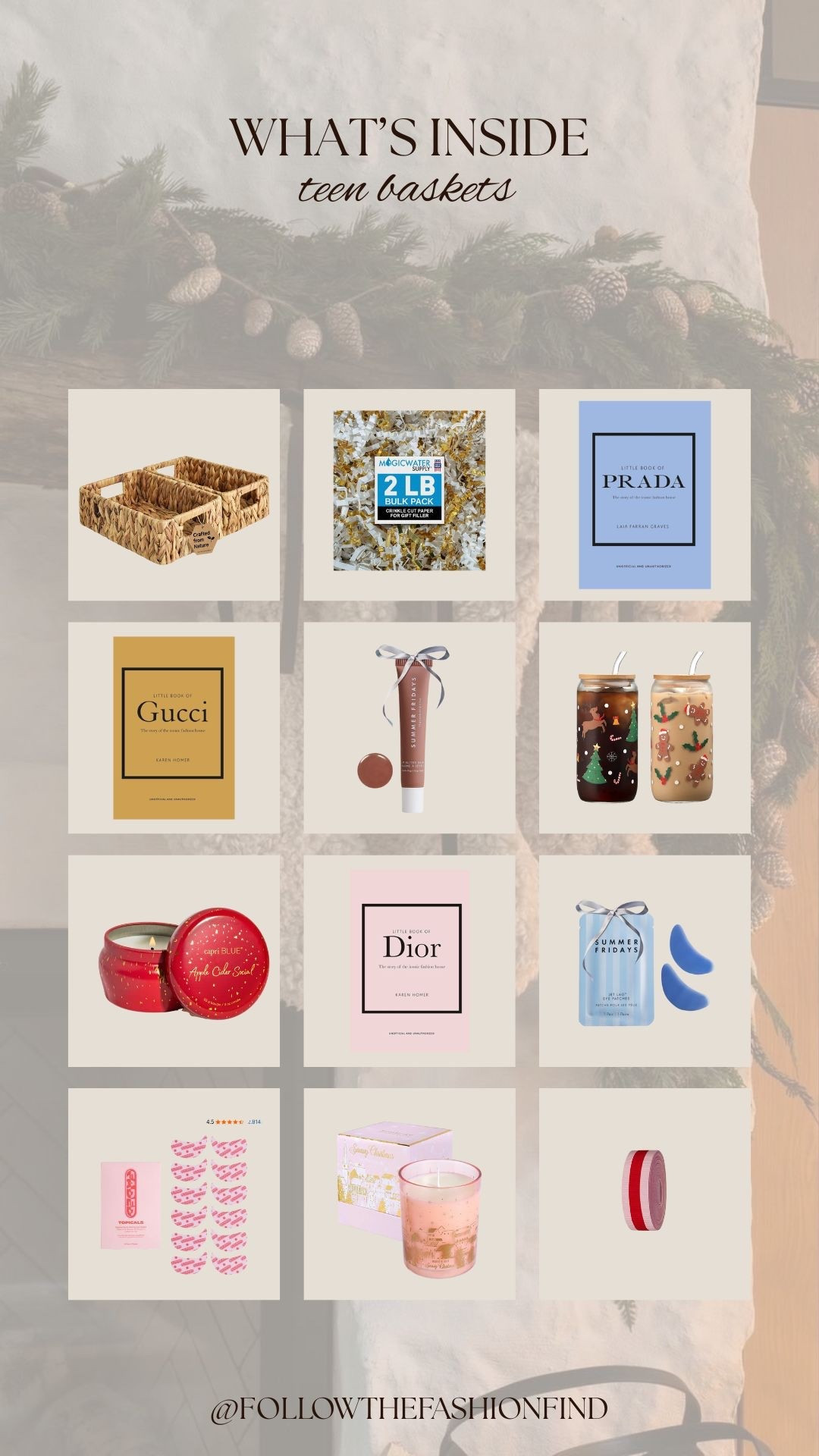 Teen gift baskets are my go-to when I don’t know exactly what they want. Easy, fun, and filled with things they’ll actually use.

#LTKHoliday #LTKGiftGuide #LTKBeauty