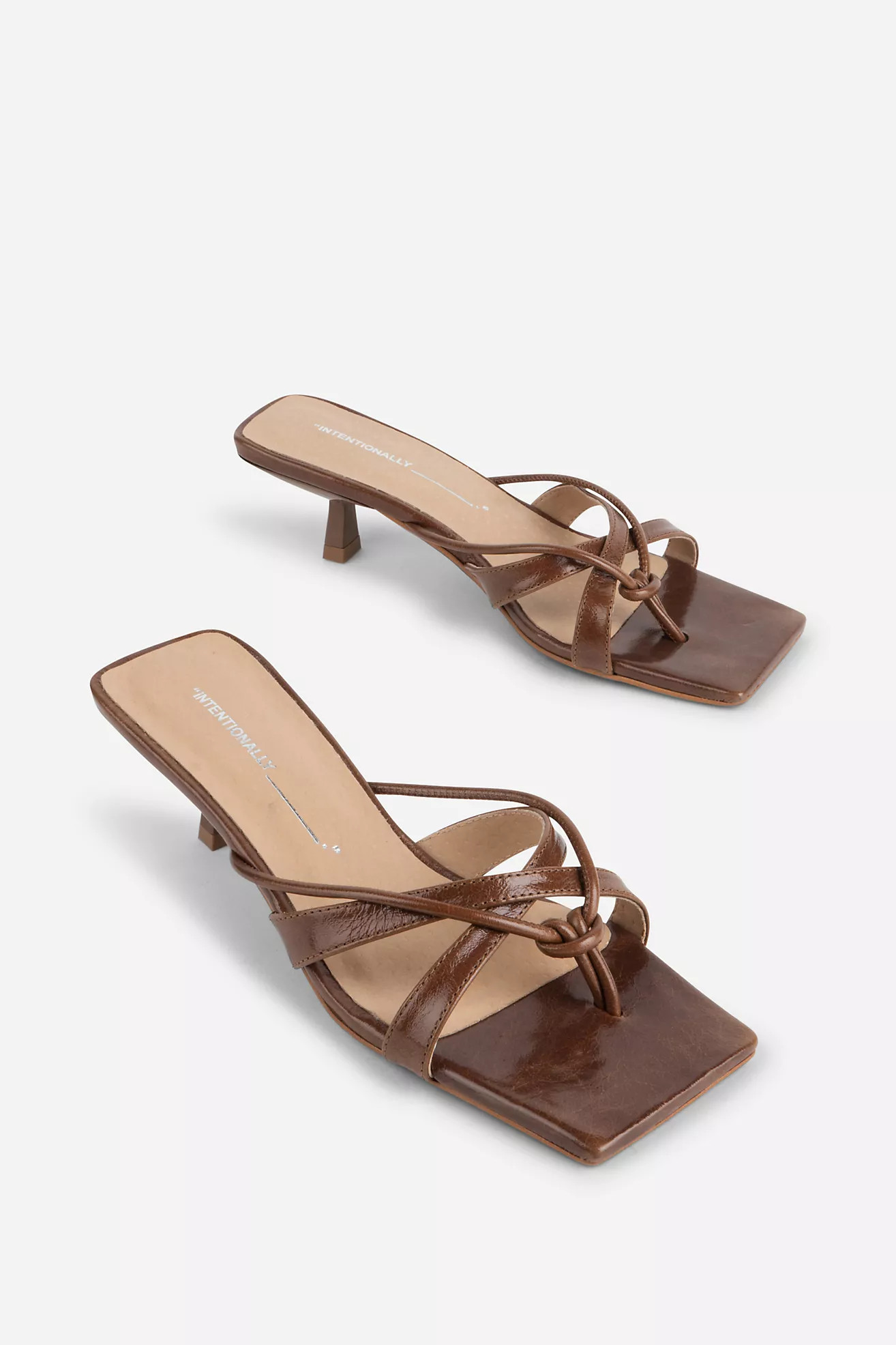 Intentionally Blank Eli Flip-Flop Kitten Heels | Anthropologie (US)