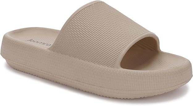 Joomra Pillow Slippers for Women and Men Non Slip Quick Drying Shower Slides Bathroom Sandals | U... | Amazon (US)
