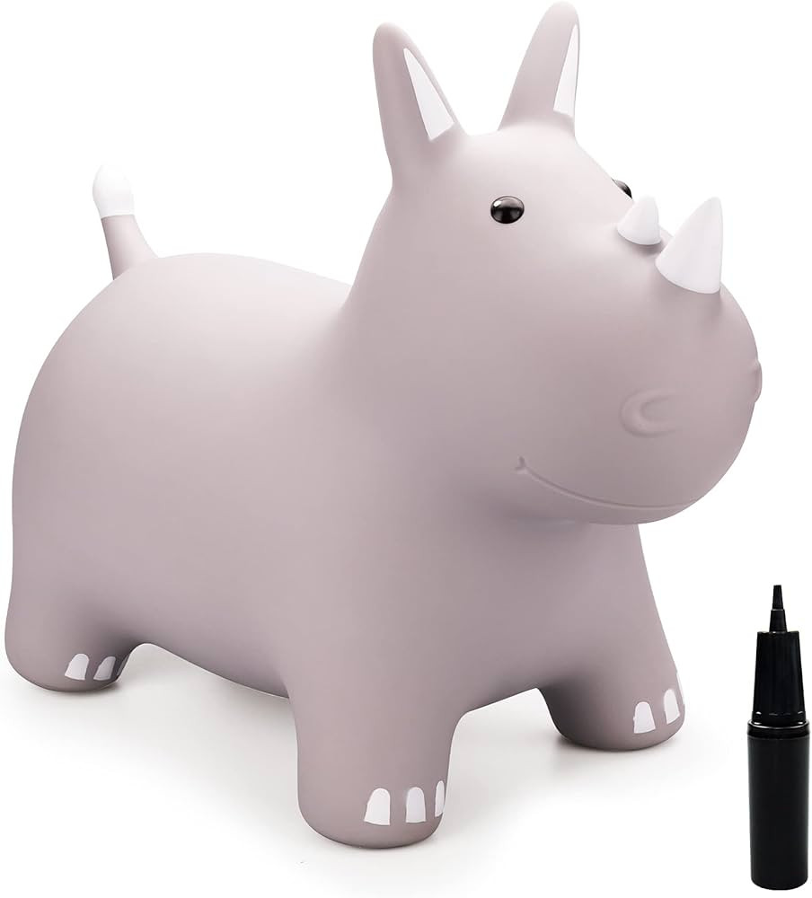 Bouncy Horse Animals Hopper,Inflatable Bouncing Horse Jumping Animals for Toddlers,Ride On Hoppin... | Amazon (US)