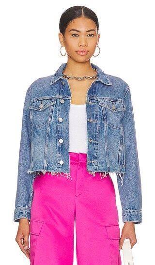 Lennox Crop Jacket in Sunset Cliff | Revolve Clothing (Global)