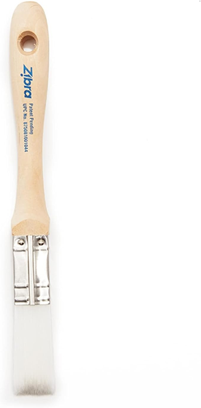 Zibra PB100LZS Square Paint Brush for Windows, Ledges, and Narrow Molding, 1 in, White | Amazon (US)