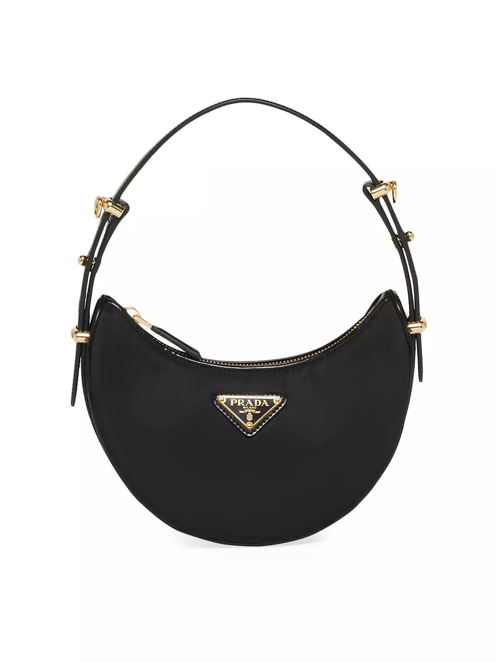 Re-Nylon And Brushed Leather Shoulder Bag | Saks Fifth Avenue