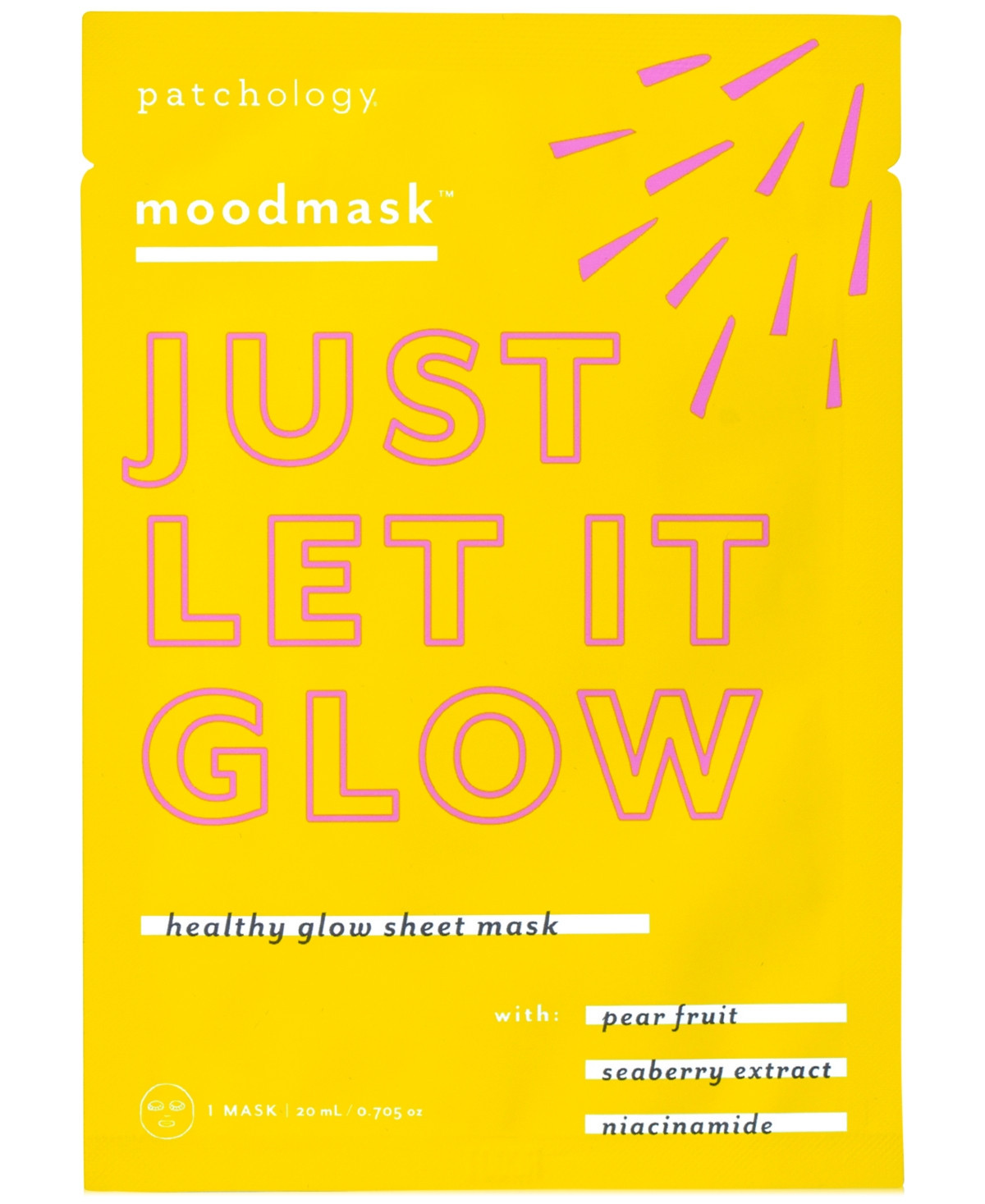 Patchology Moodmask ''Just Let It Glow'' Healthy Glow Sheet Mask | Macy's