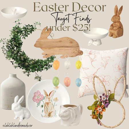 Target Easter Decor finds under $25! #target | #targethome | #targethomefinds | #easterdecor 

#LTKfindsunder50 #LTKSeasonal #LTKhome