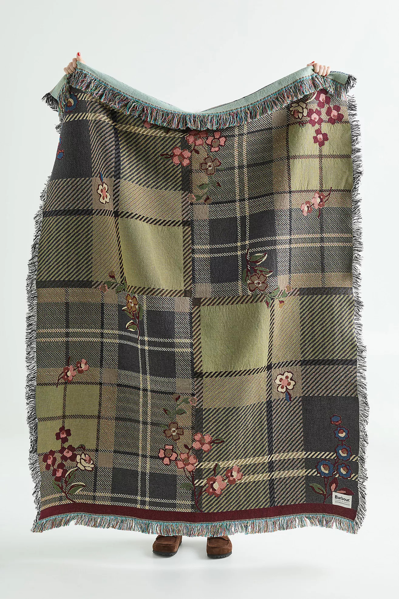 Babour x Anthropologie Cotton Woven Throw Blanket | Anthropologie (US)