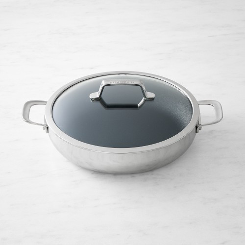 SCANPAN(R) TSS+ Stainless-Steel Nonstick Chef Pan with Lid, 5 1/2-Qt. | Williams-Sonoma