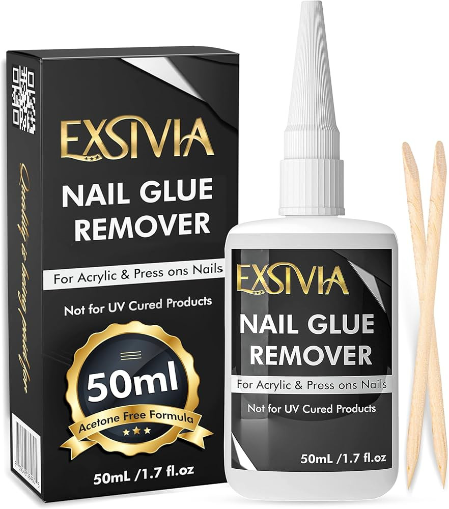 Nail Glue Remover for Press On & Glue On Nails – 50mL Non-Acetone, Gentle & Odorless Debonder S... | Amazon (US)