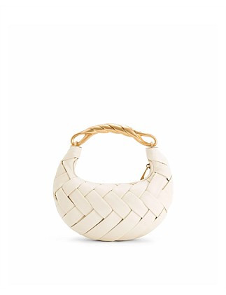 Orla Weave Handbag - white | David Jones (Australia & New Zealand)