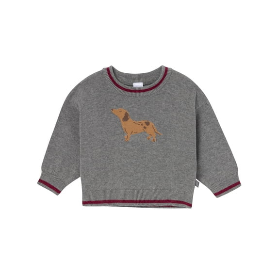 Modern Moments by Gerber Baby Boy Jacquard Sweater, Sizes 0/3 Months - 24 Months | Walmart (US)