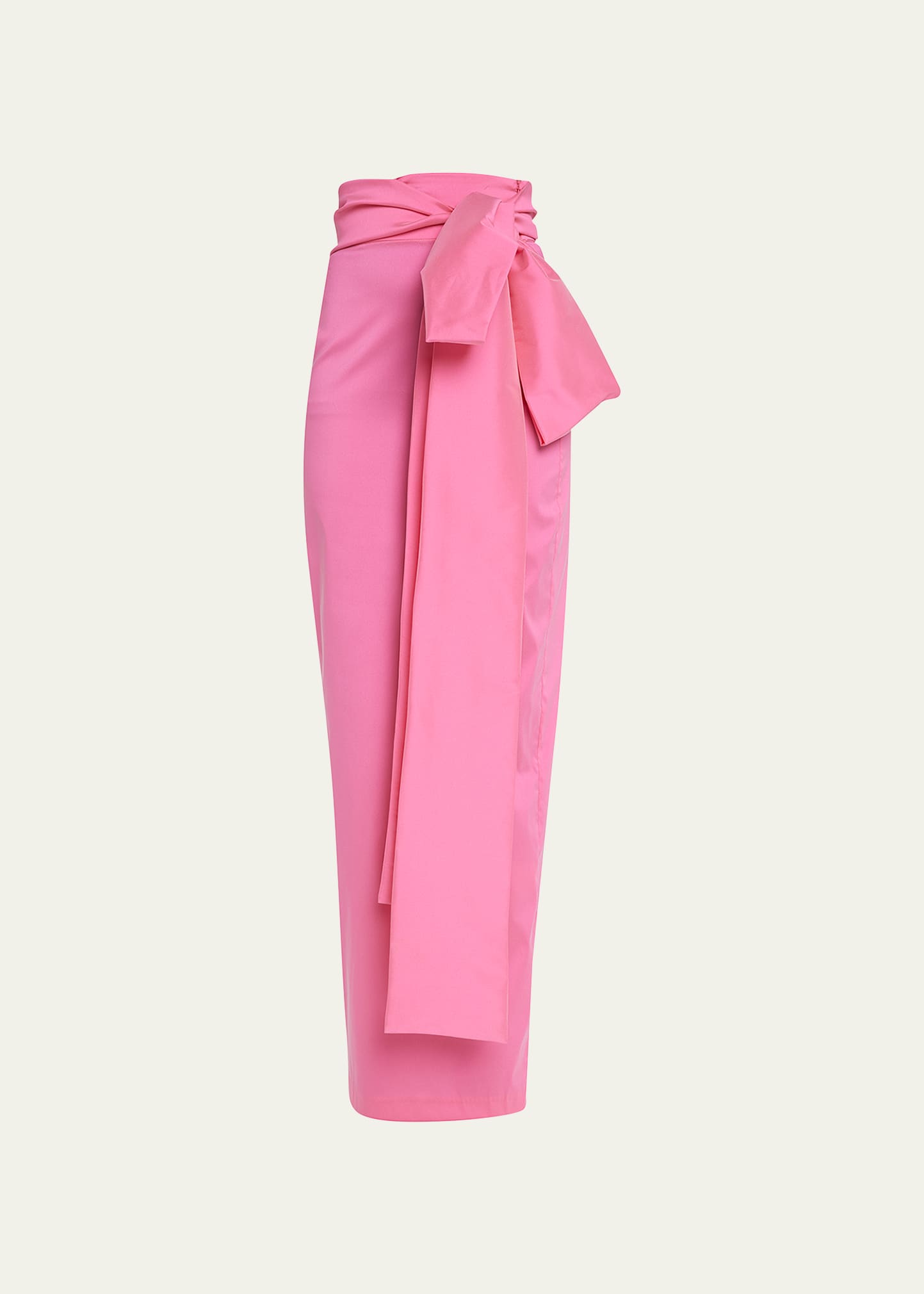 Taffeta Maxi Skirt w/ Bow Detail | Bergdorf Goodman