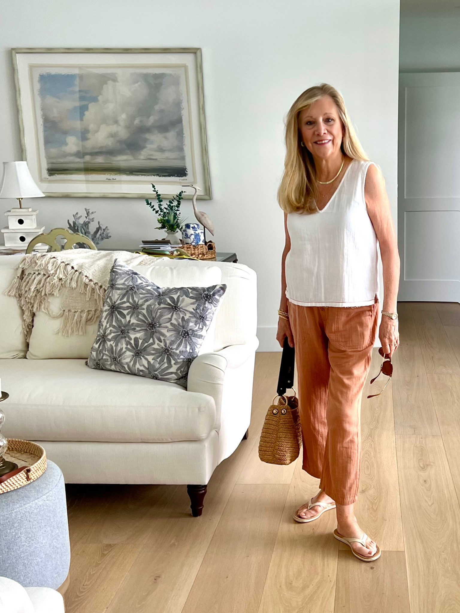 Florida Living = Living in Cool Cottton Outfits
#summeroutfit #Raffiabag

#LTKShoeCrush #LTKSeasonal #LTKHome