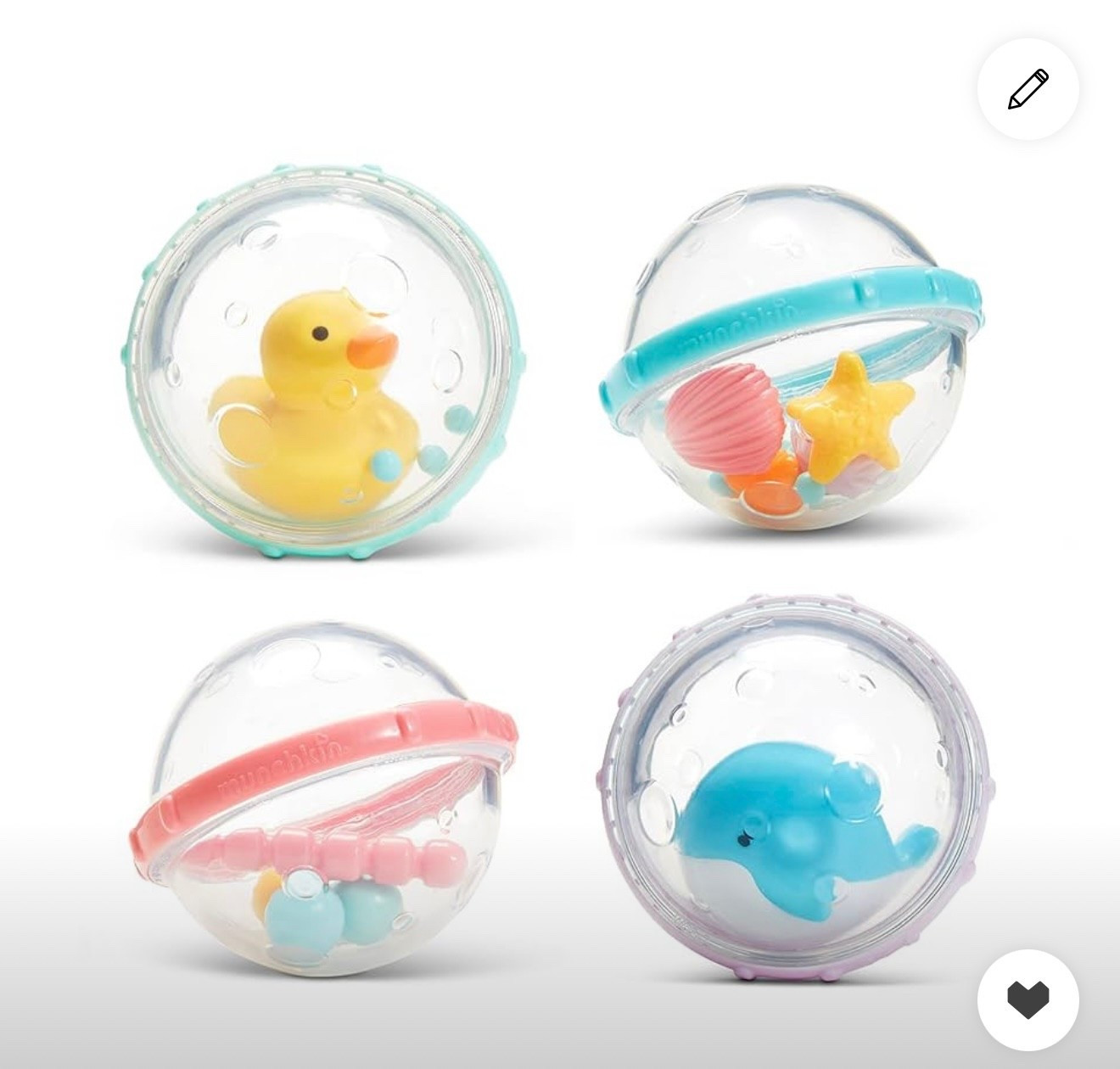 Bolitas con juguetes para baño 

#LTKBump #LTKBaby #LTKKids